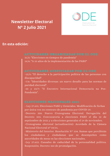 Newsletter informativo 001