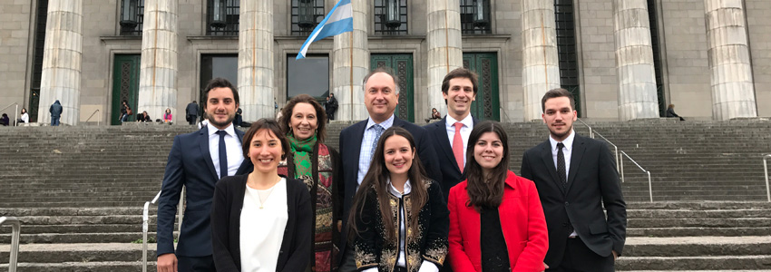 Equipo de la Facultad de Derecho de la UBA Campeón de la Edición 2016 de la Competencia Internacional de Arbitraje Comercial (Univ. de Buenos Aires - Univ. del Rosario, Bogotá)