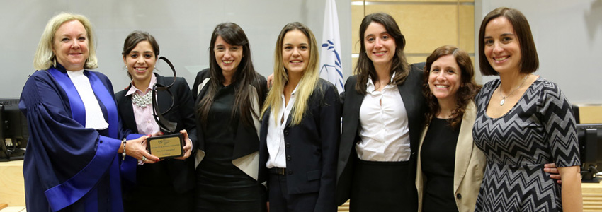 Equipo de la Facultad de Derecho de la UBA Campeón de la Edición 2015 del Concurso de Simulación Judicial ante la Corte Penal Internacional