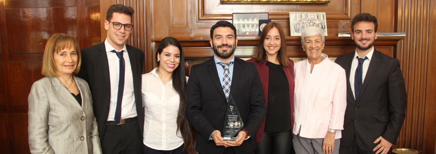 El equipo de la Facultad obtuvo el primer premio en el Concurso Nacional de Litigación Penal.