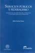 Tapa del libro Servicios Públicos y Federalismo