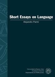 Tapa del libro Short Essays on language