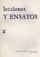 Lecciones y Ensayos Nº 85