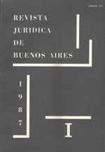 Revista Jurídica de Buenos Aires - 1987 - I