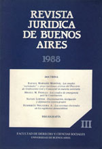 Revista Jurídica de Buenos Aires - 1988 - III