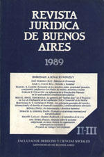 Revista Jurídica de Buenos Aires - 1989 - II-III