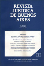 Revista Jurídica de Buenos Aires - 1991