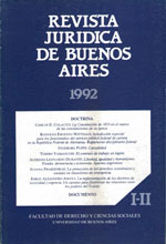 Revista Jurídica de Buenos Aires - 1992