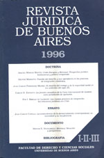 Revista Jurídica de Buenos Aires - 1996