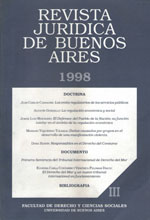 Revista Jurídica de Buenos Aires - 1998 - III